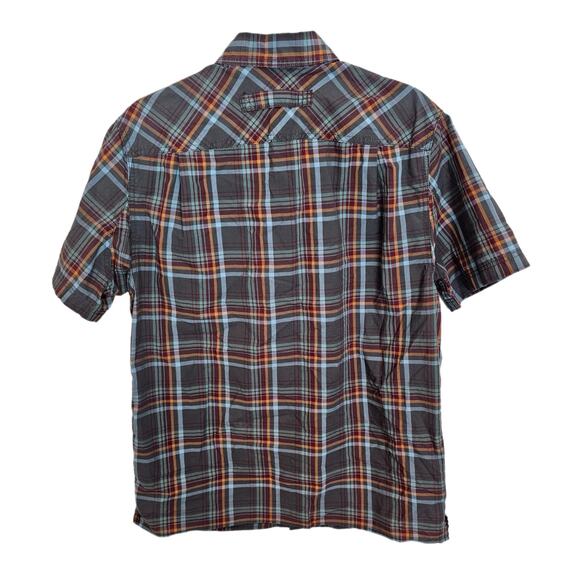 Duluth Trading Co Shirt Button Down Shirt Men S Gray Plaid Shirt Casual Shirt - Picture 7 of 7